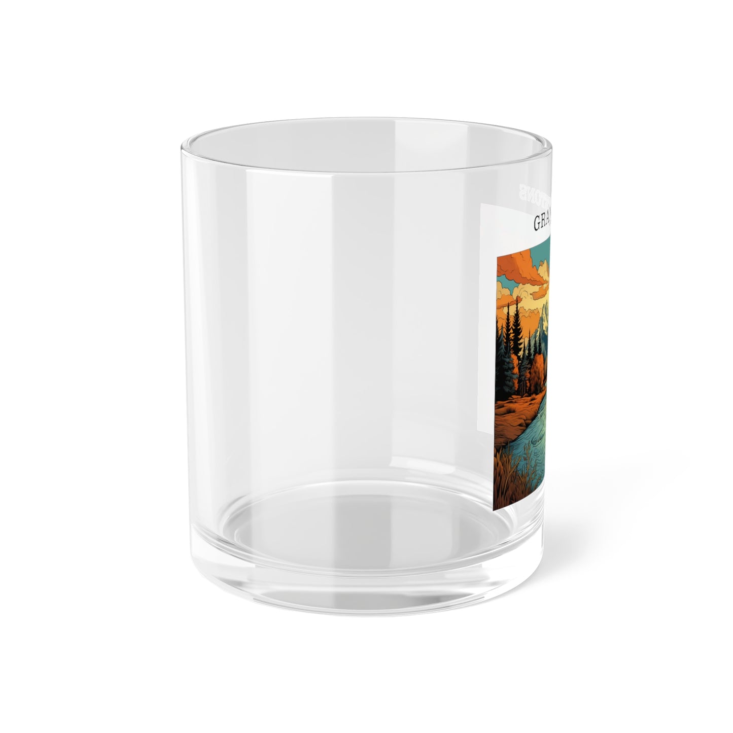 Grand Tetons Bar Glass