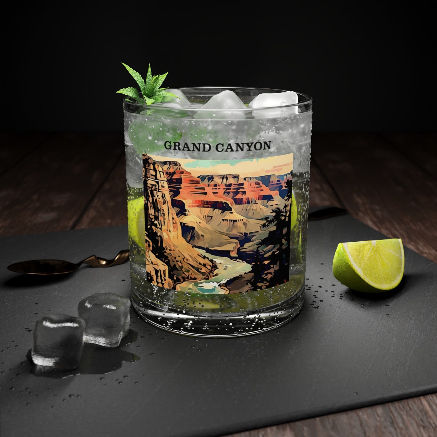Grand Canyon Bar Glass