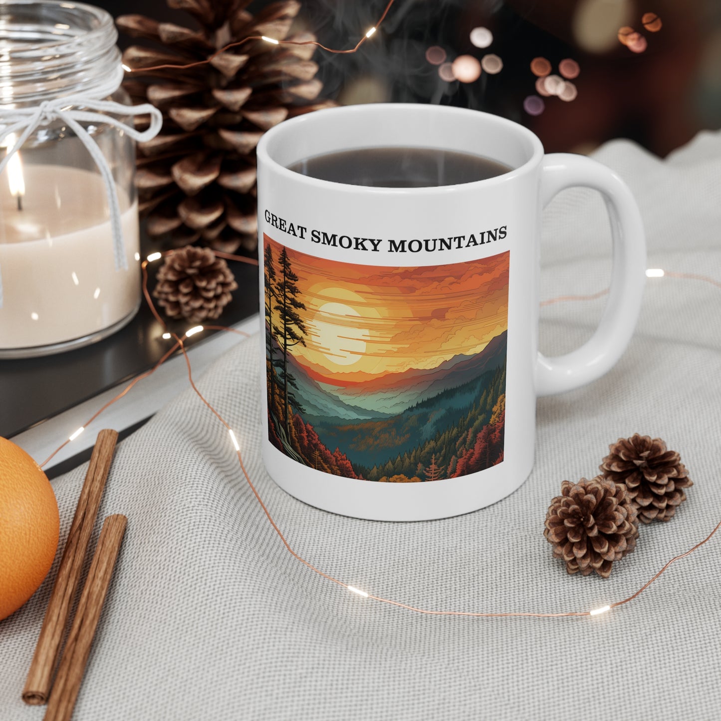 Great Smoky Mountains Ceramic Mug 11oz
