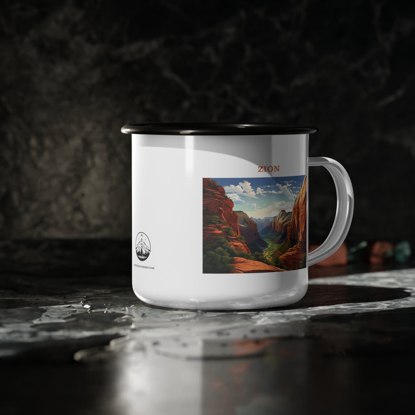 Zion Enamel Camp Cup