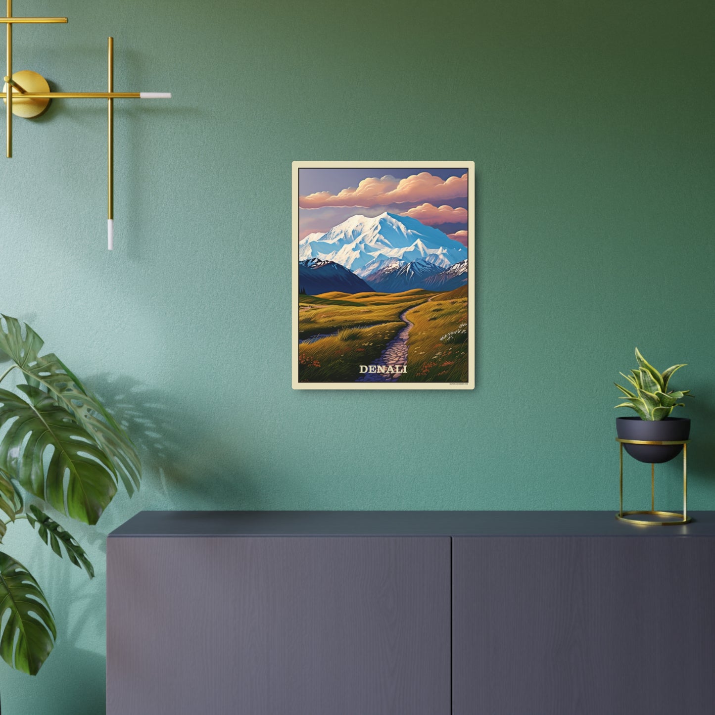 Denali Metal Art Sign