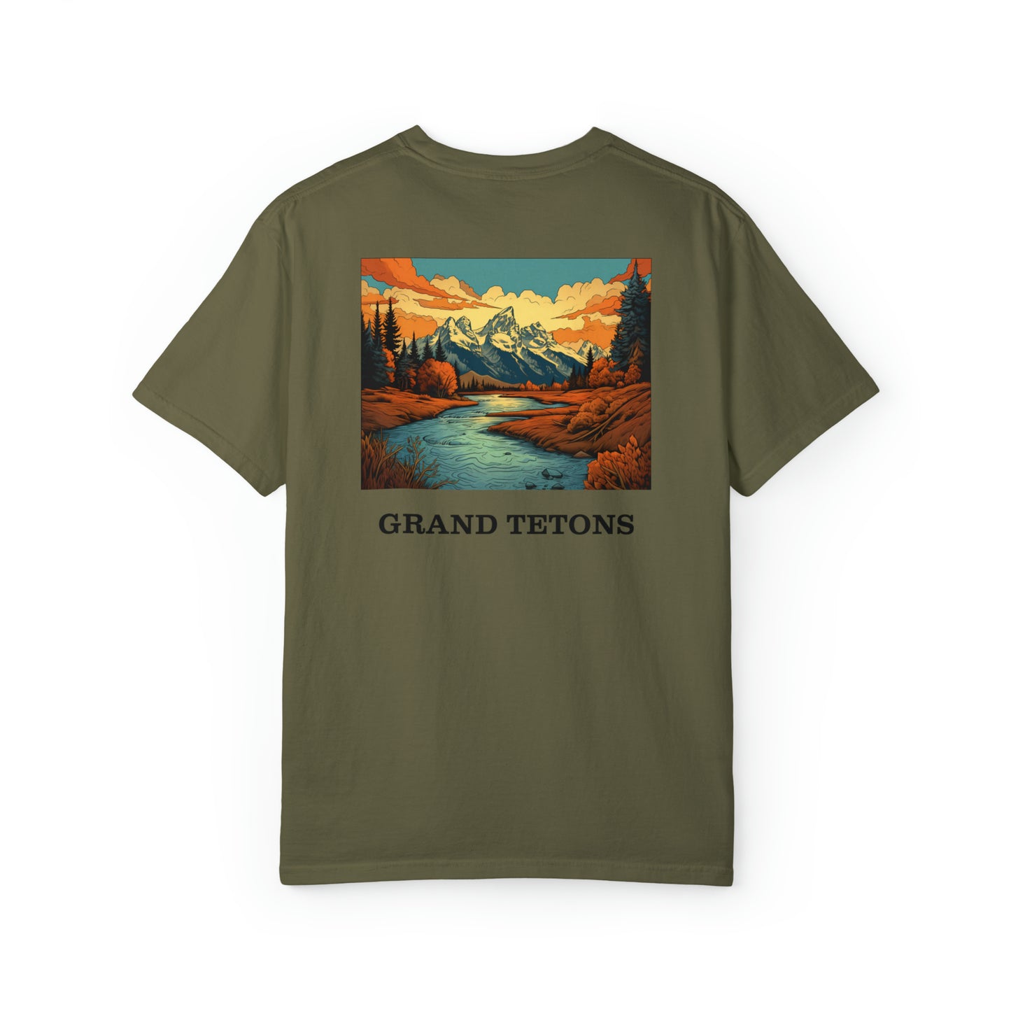 Grand Tetons Unisex Garment-Dyed T-shirt