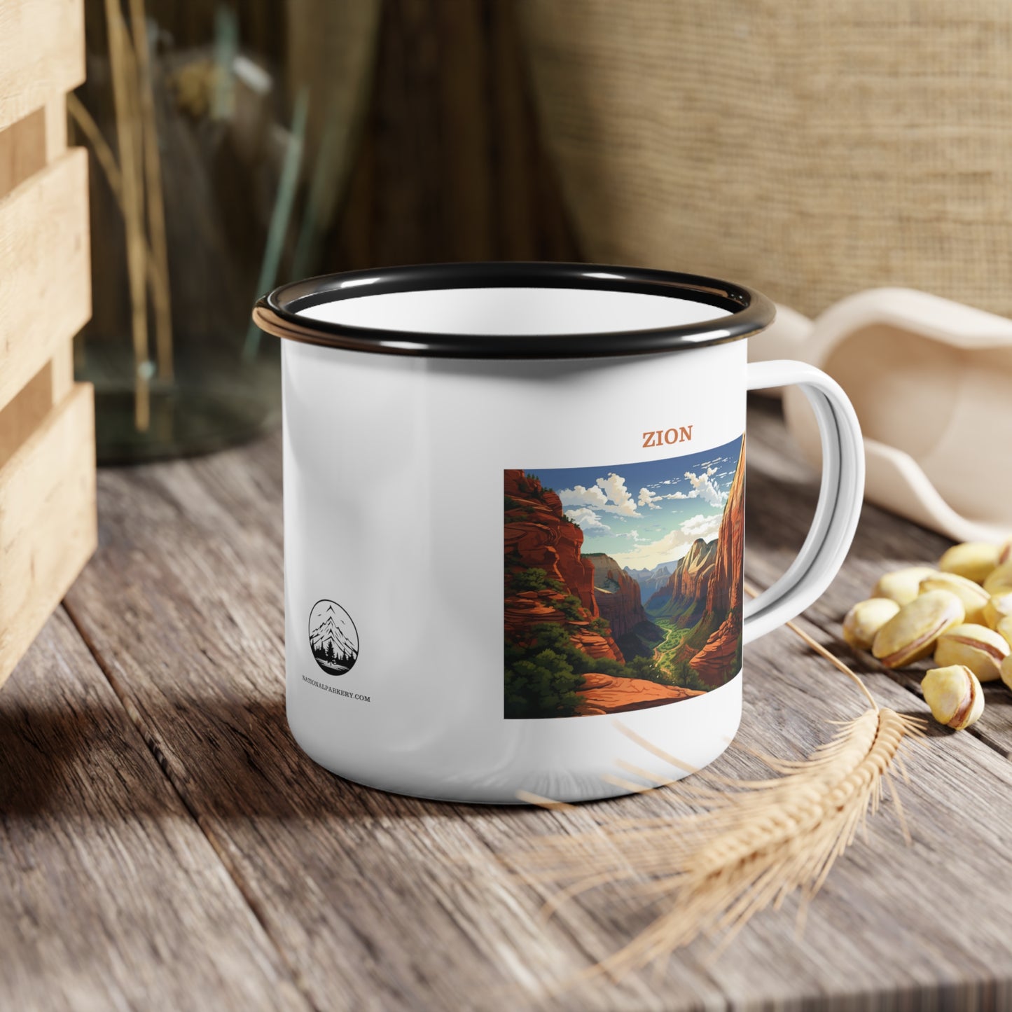 Zion Enamel Camp Cup