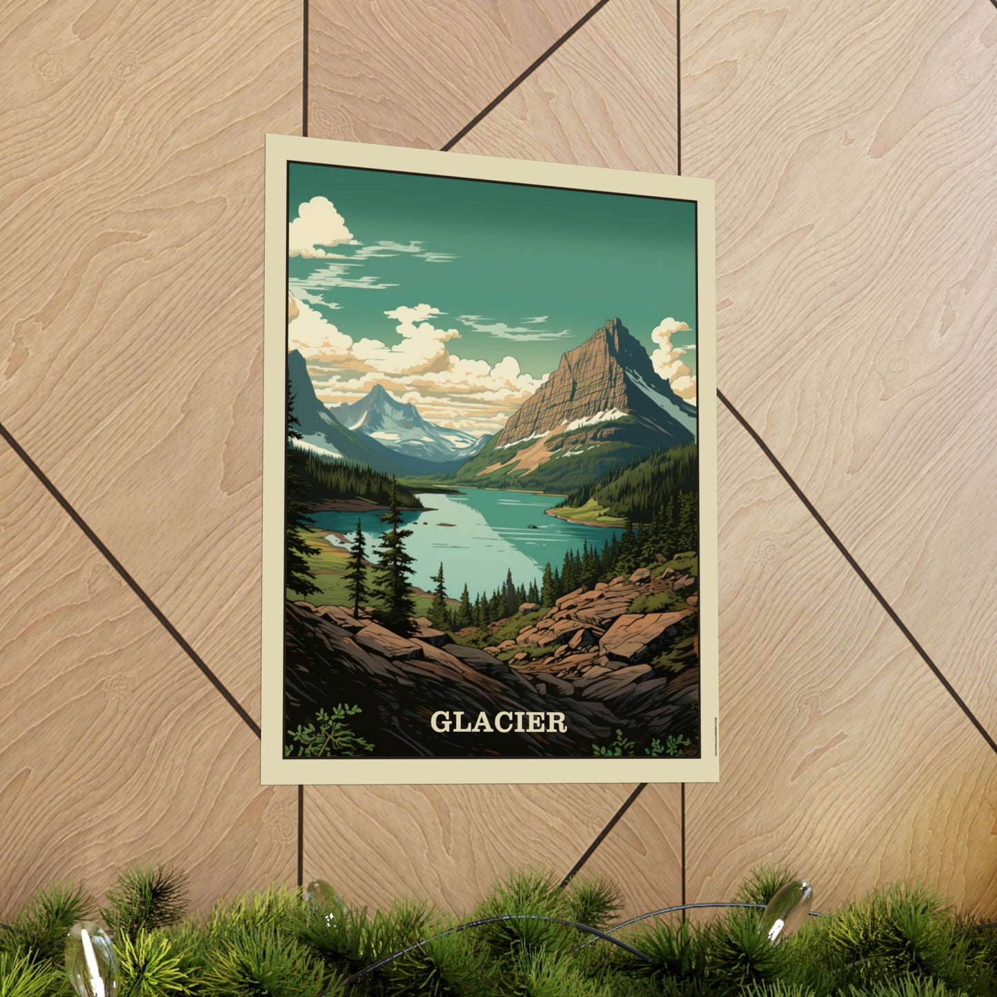 Glacier Matte Vertical Poster