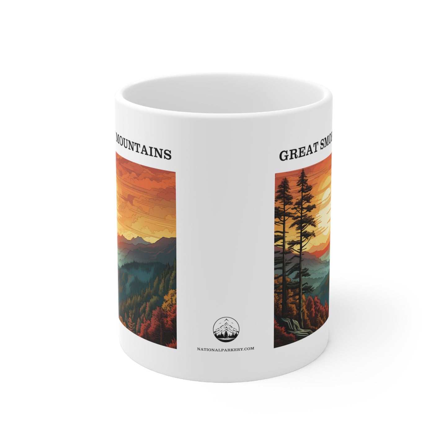 Great Smoky Mountains Ceramic Mug 11oz