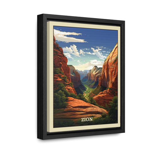 Zion Framed Gallery Canvas Wrap