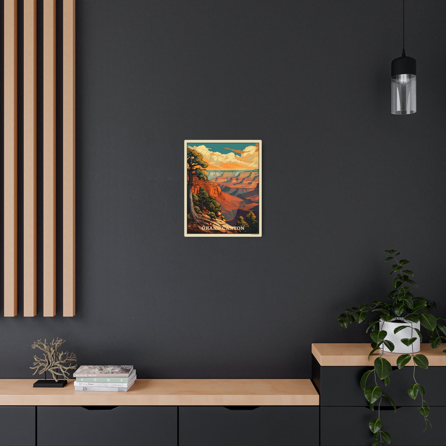 Grand Canyon II Metal Art Sign
