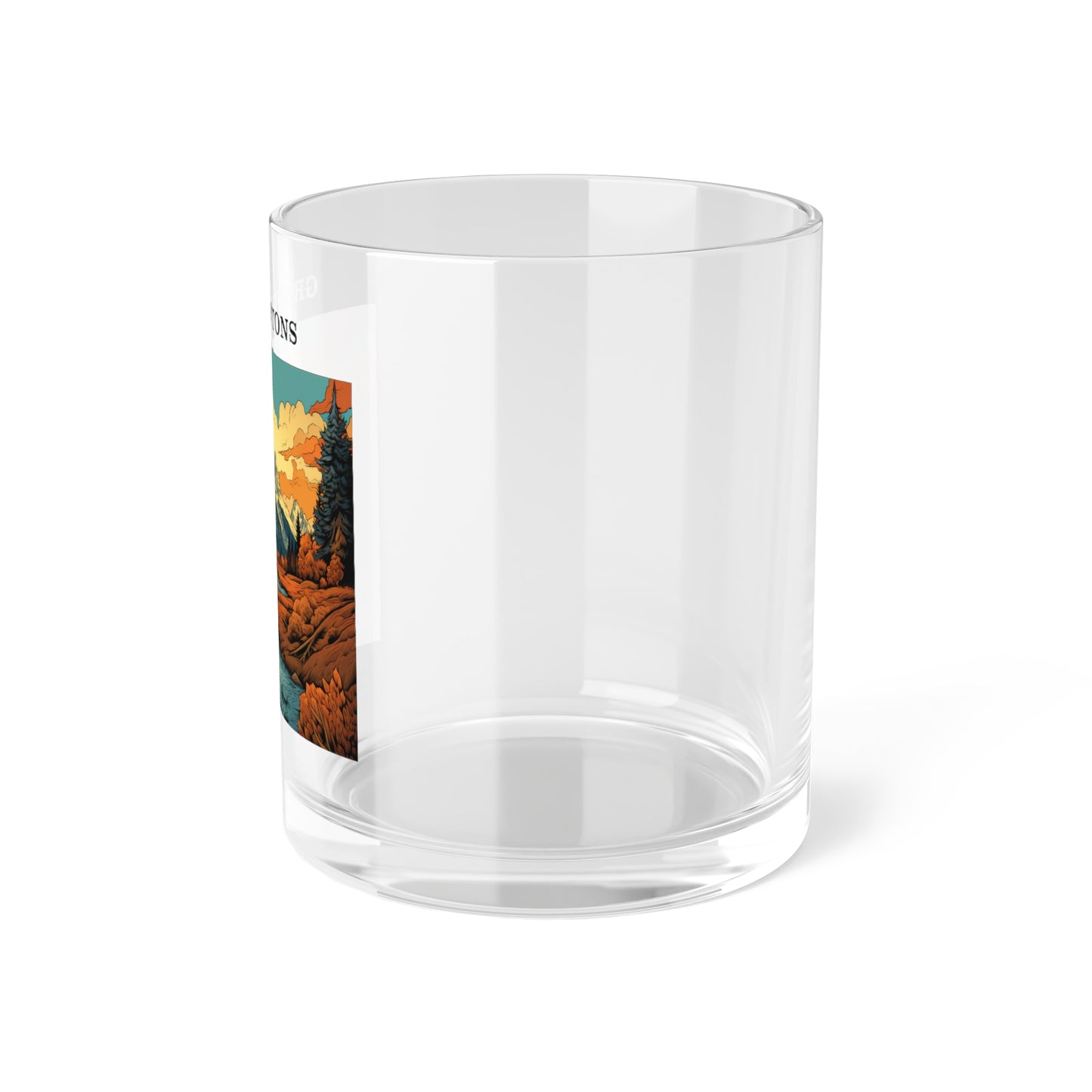 Grand Tetons Bar Glass