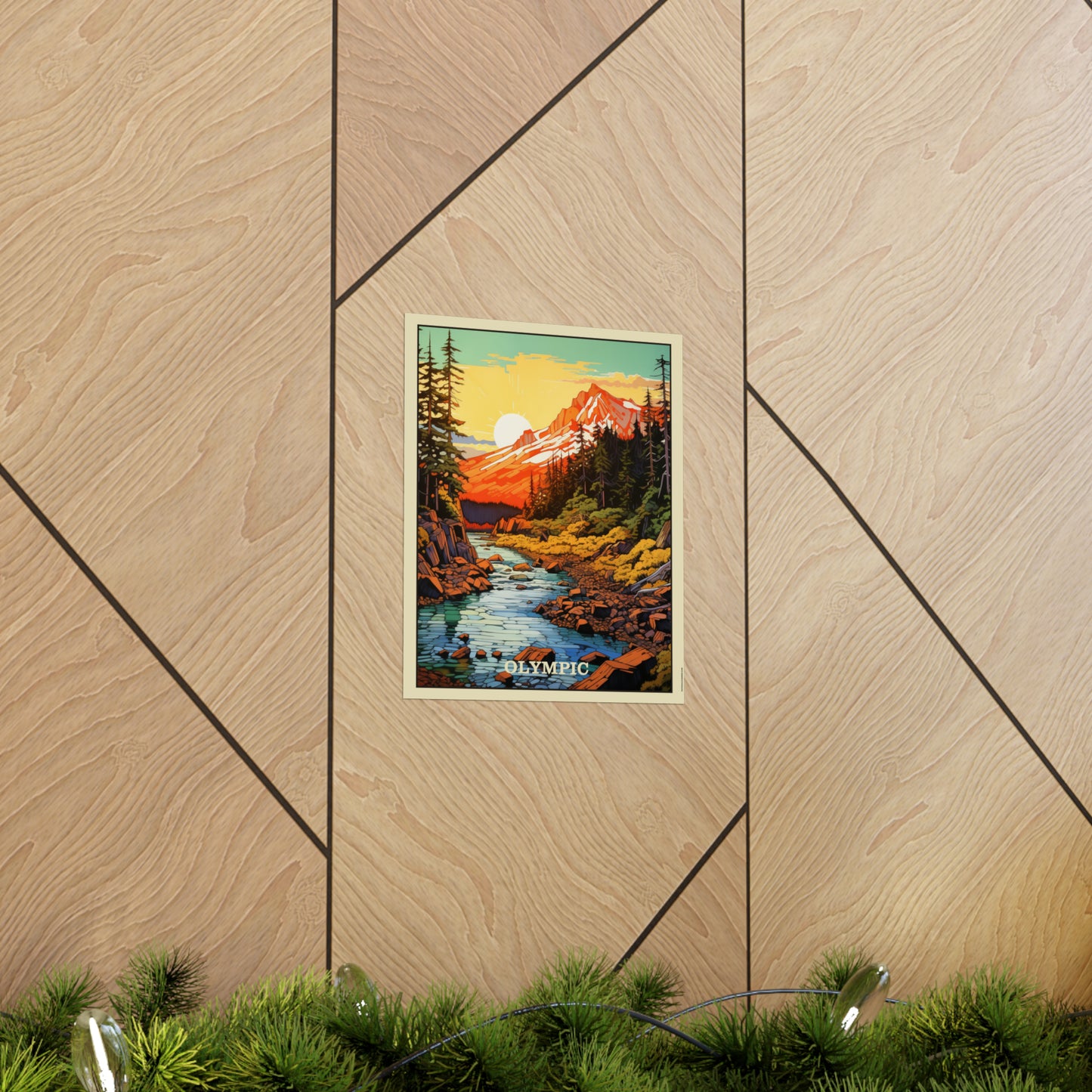 Olympic Matte Vertical Poster