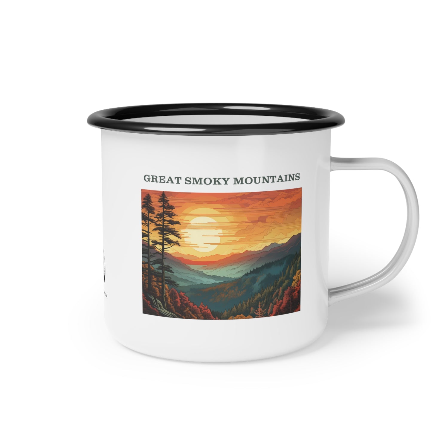 Great Smoky Mountains Enamel Camp Cup