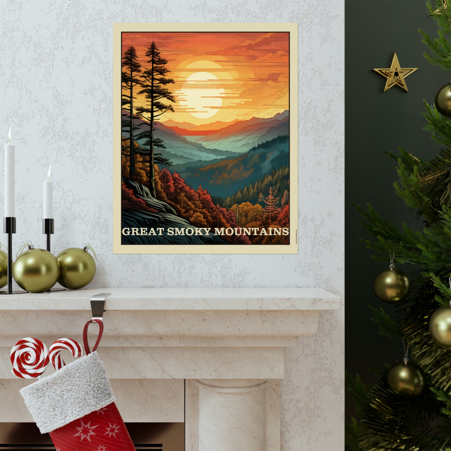 Great Smoky Mountains Matte Vertical Poster