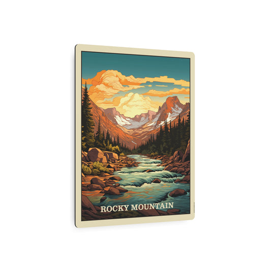 Rocky Mountain Metal Art Sign
