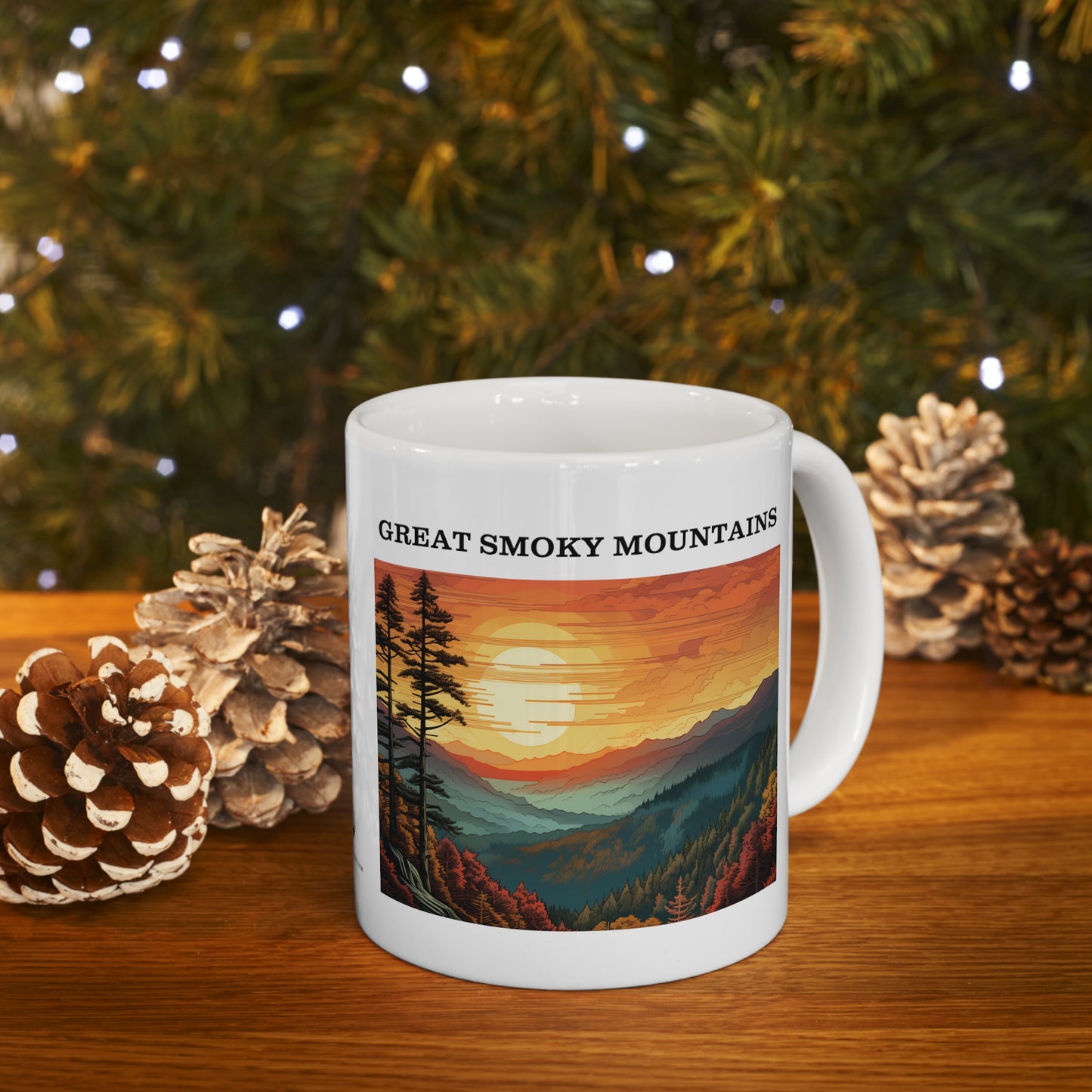Great Smoky Mountains Ceramic Mug 11oz