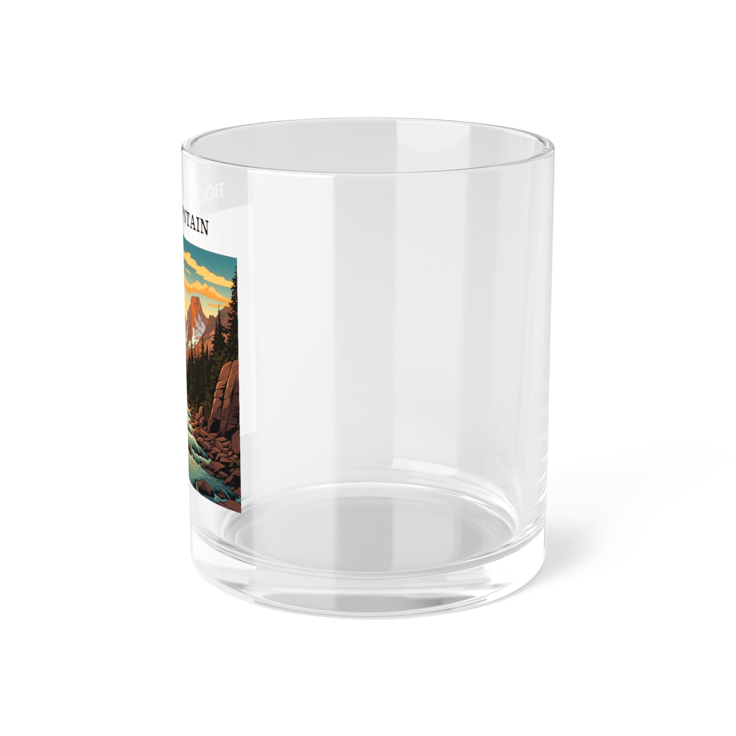 Rocky Mountain Bar Glass