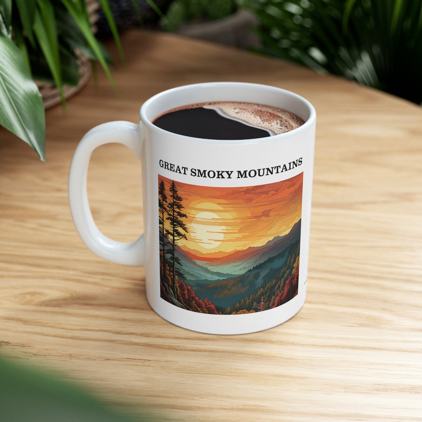 Great Smoky Mountains Ceramic Mug 11oz