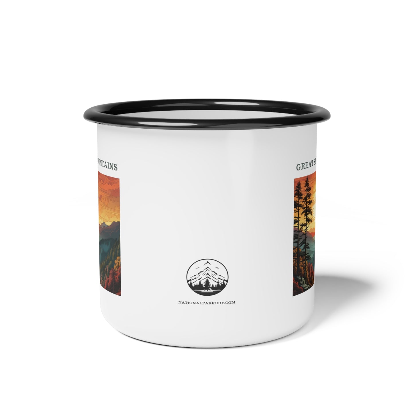 Great Smoky Mountains Enamel Camp Cup