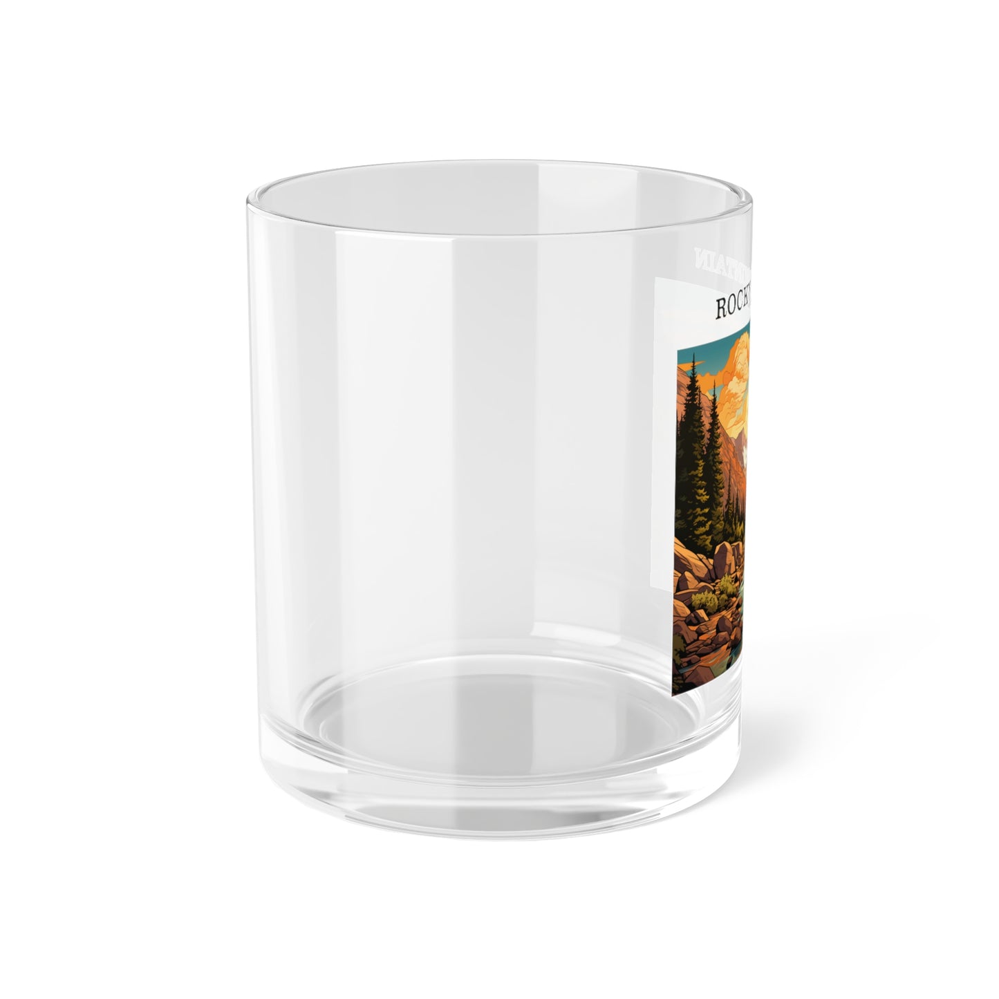 Rocky Mountain Bar Glass