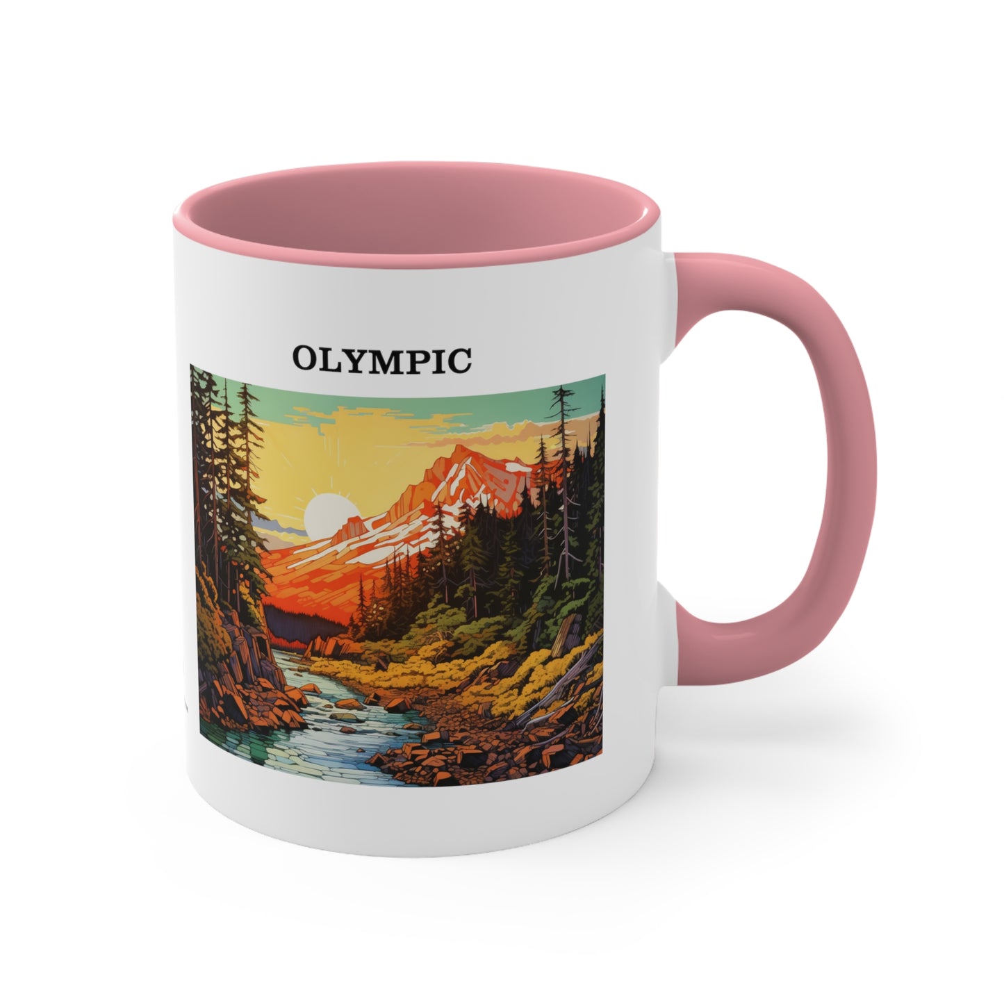Olympic Accent Coffee Mug, 11oz