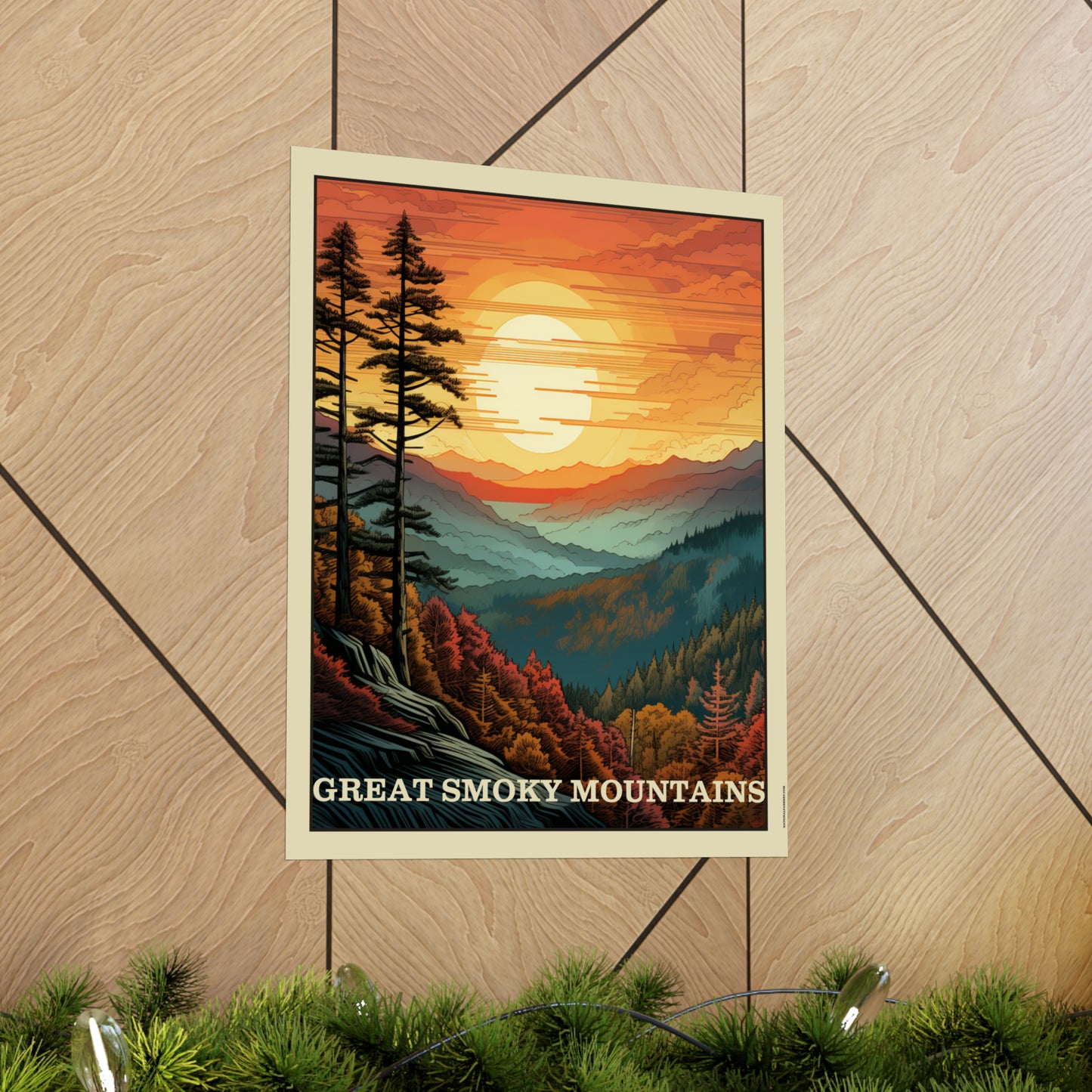 Great Smoky Mountains Matte Vertical Poster