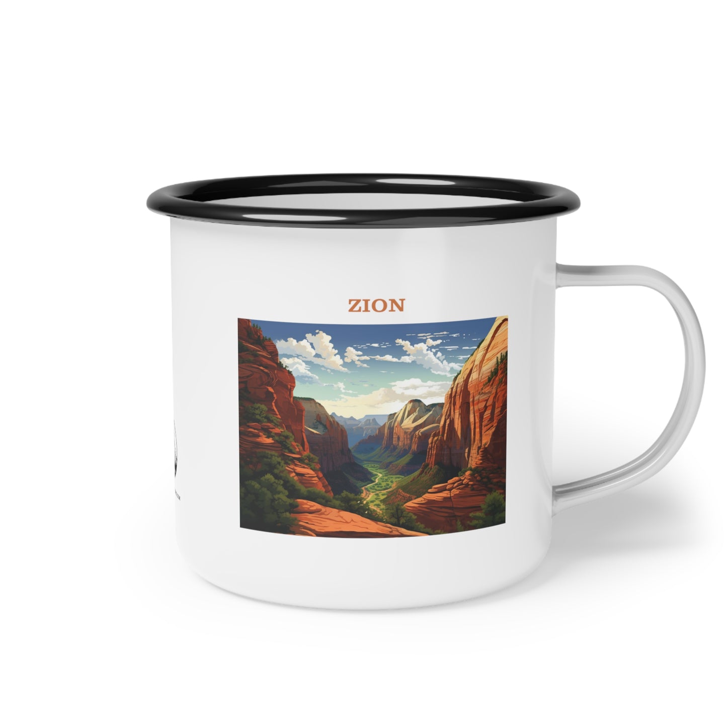 Zion Enamel Camp Cup
