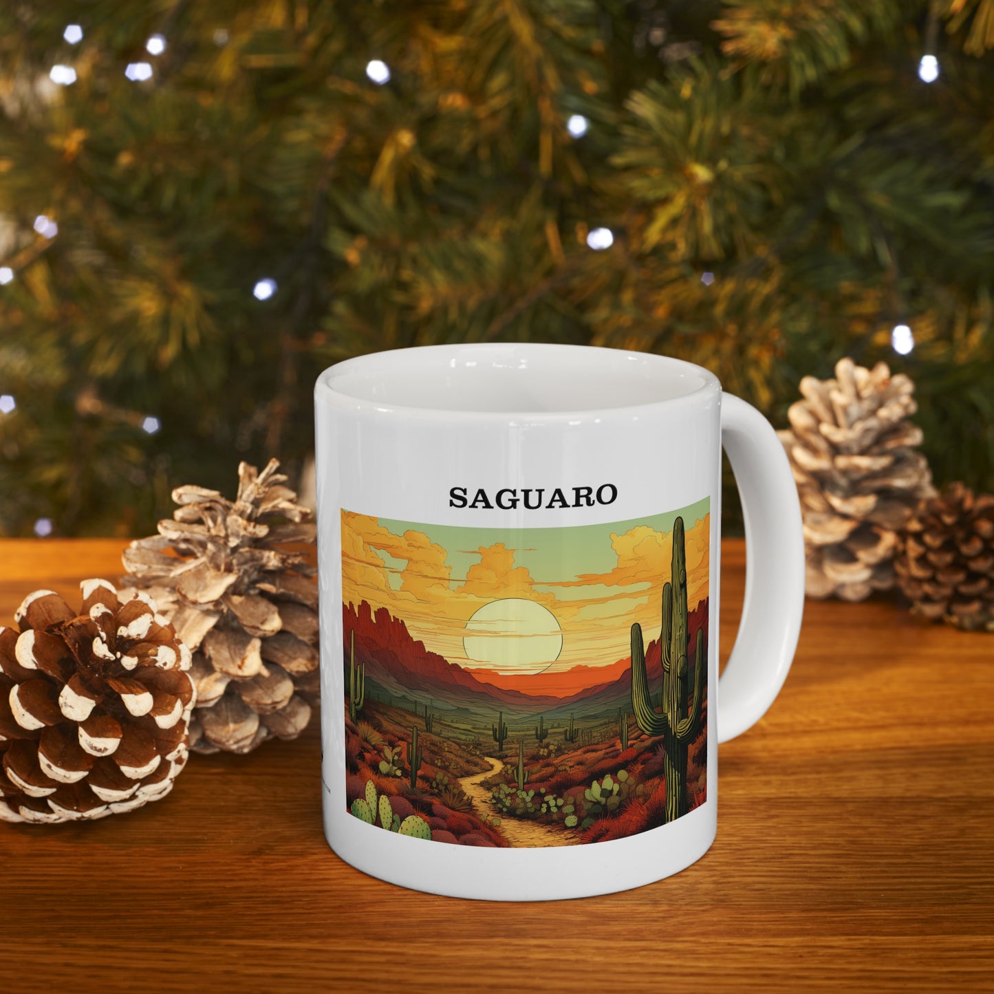 Saguaro Ceramic Mug 11oz