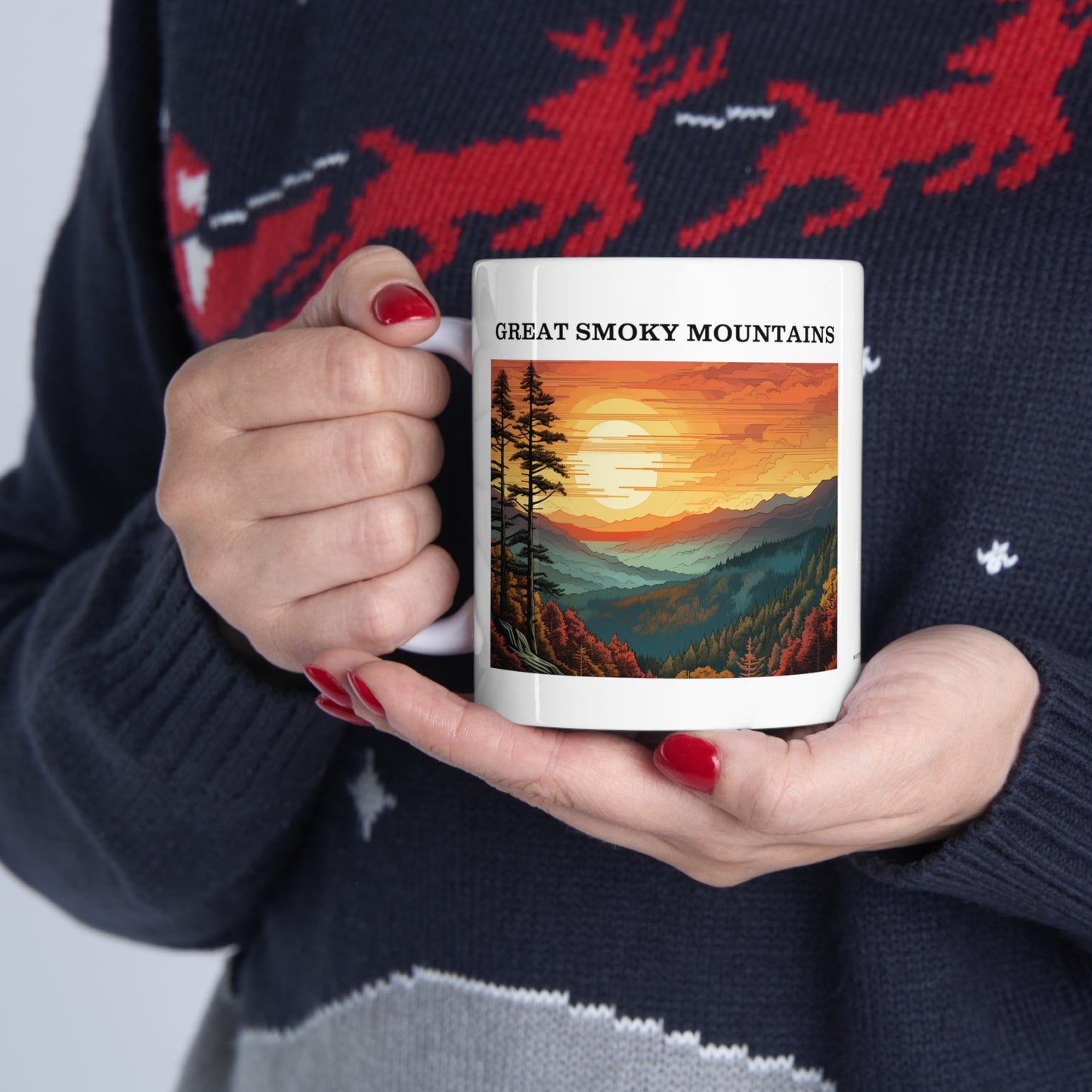Great Smoky Mountains Ceramic Mug 11oz
