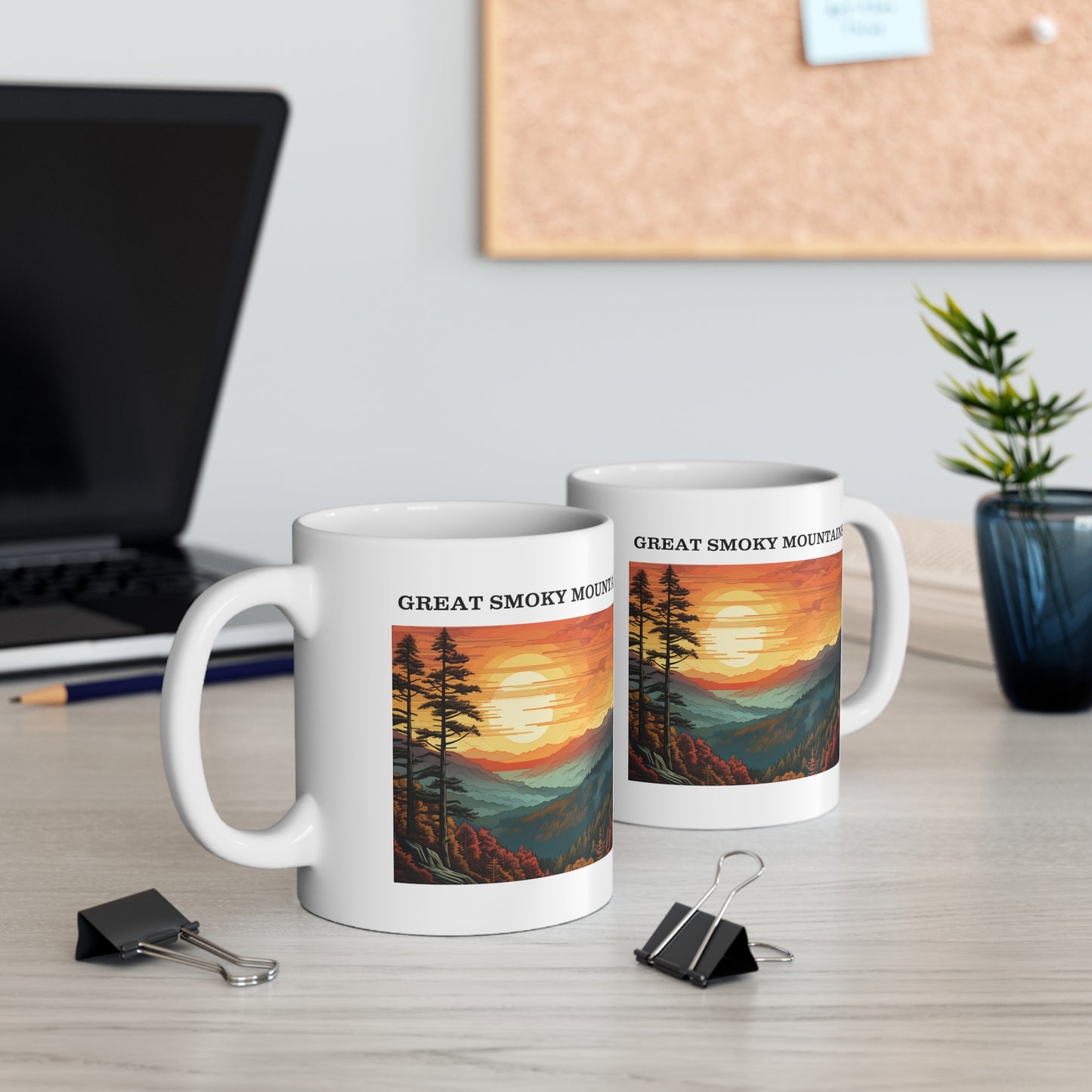 Great Smoky Mountains Ceramic Mug 11oz