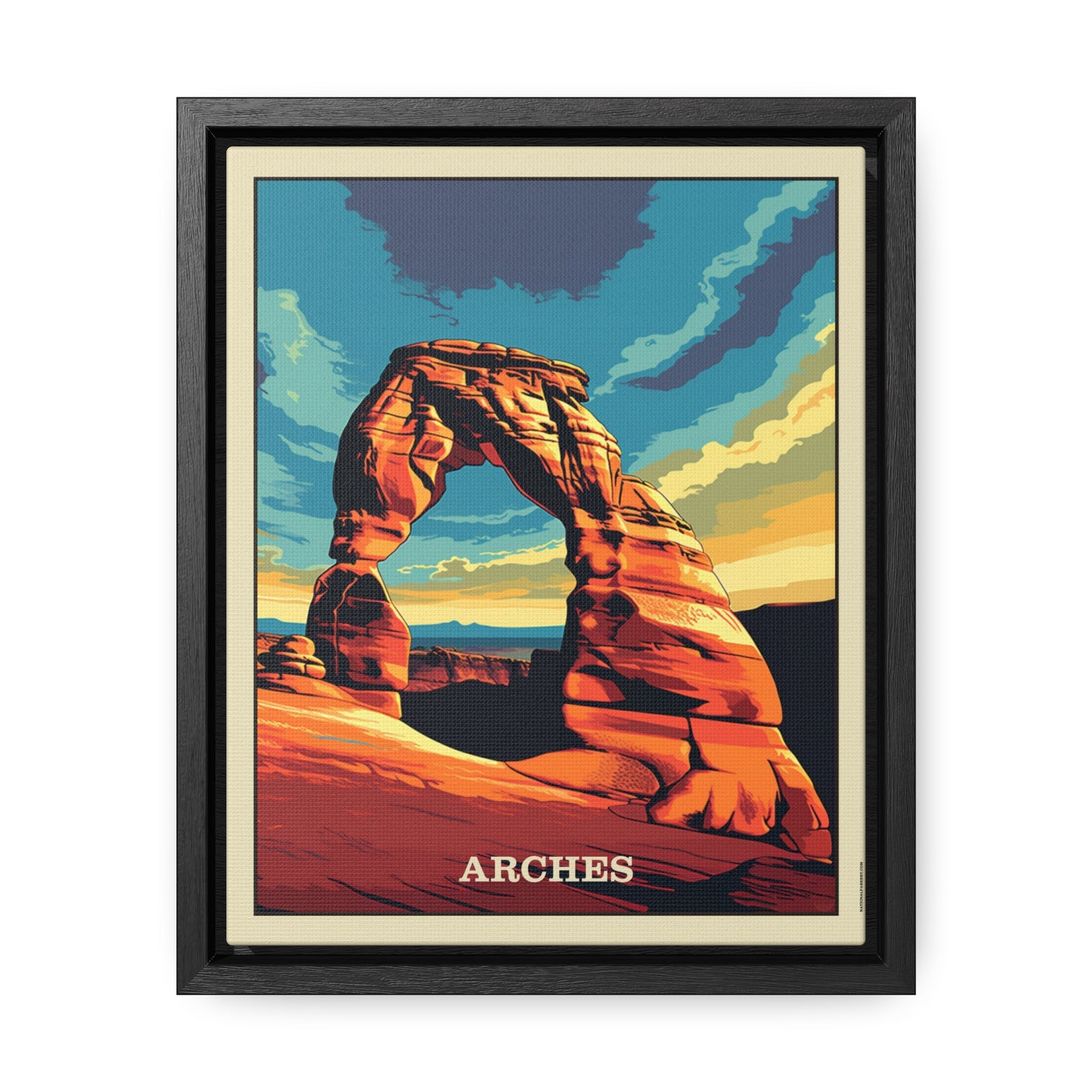 Arches Framed Gallery Canvas Wrap