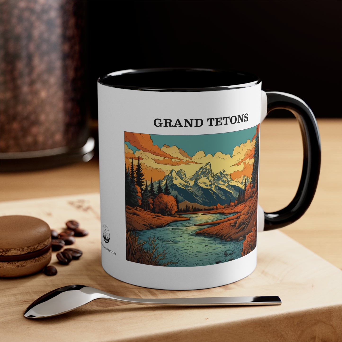 Grand Tetons Accent Coffee Mug, 11oz