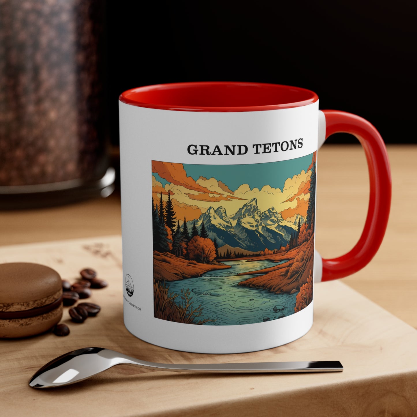 Grand Tetons Accent Coffee Mug, 11oz