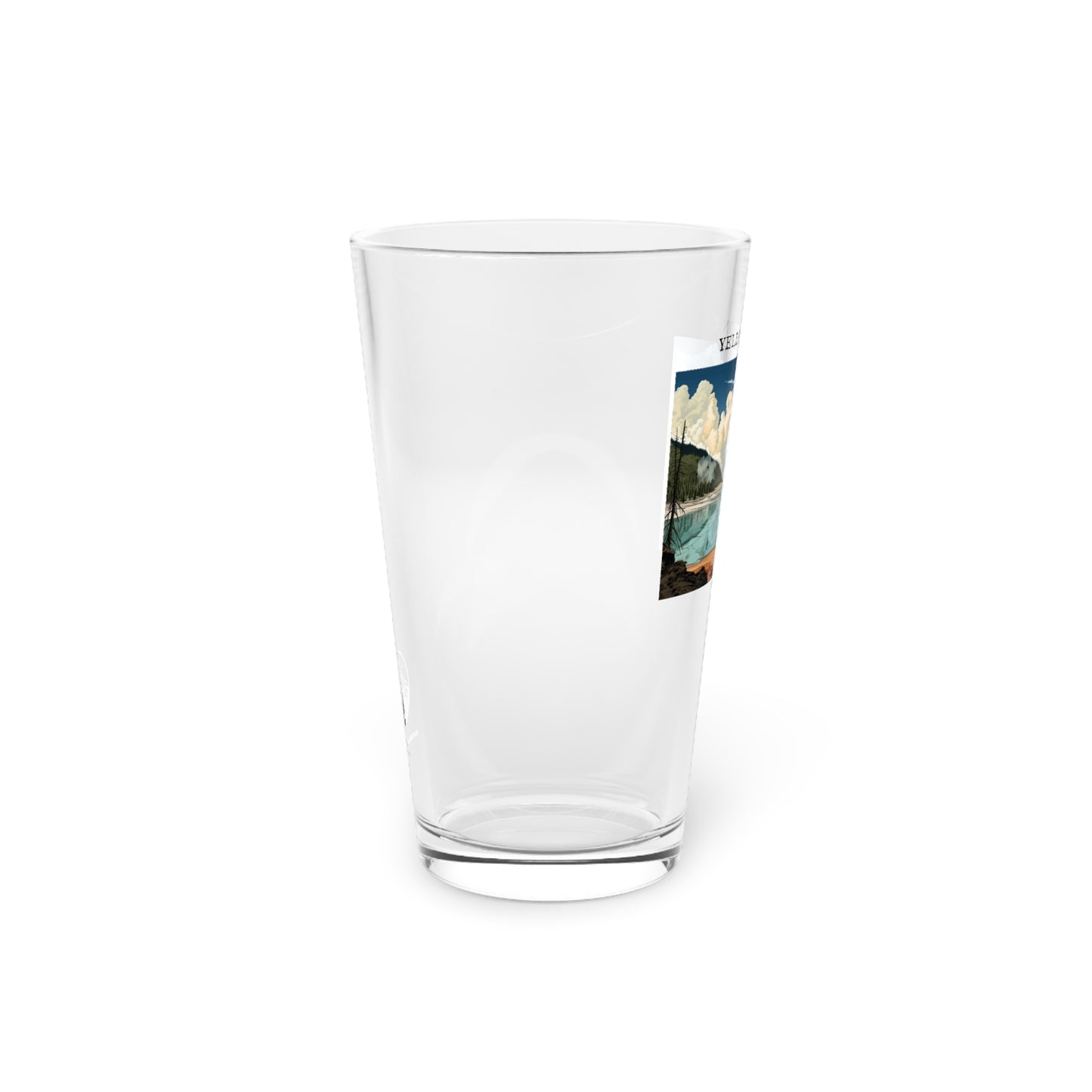 Yellowstone Pint Glass, 16oz