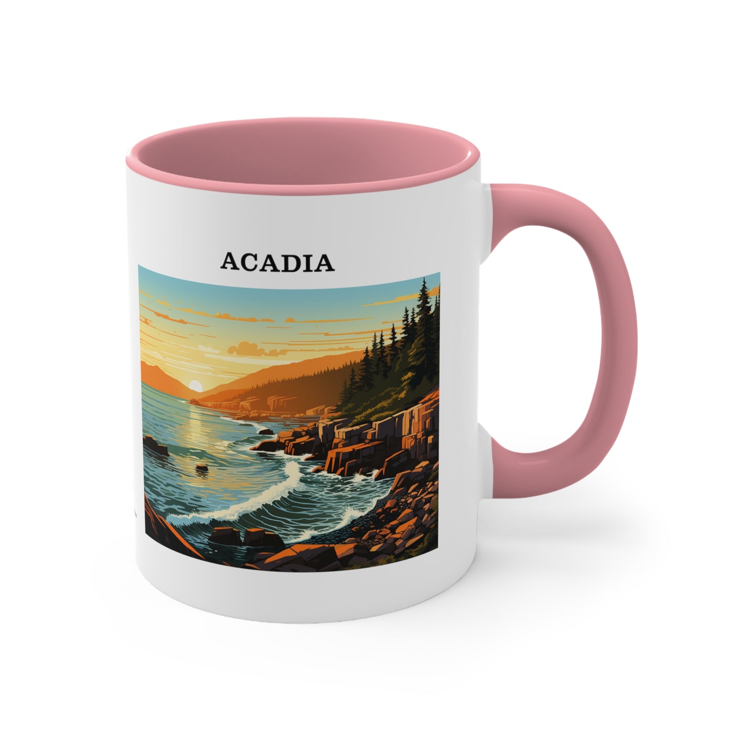 Acadia Accent Coffee Mug, 11oz