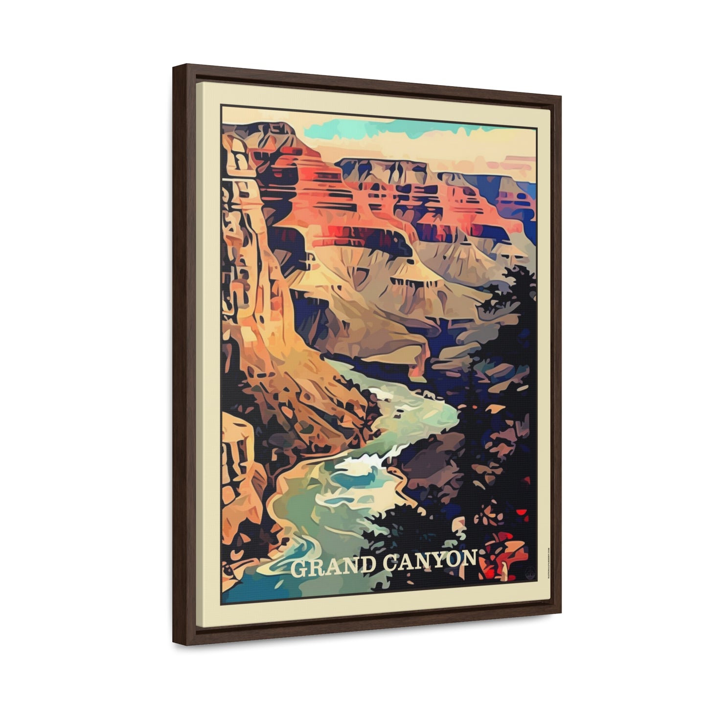 Grand Canyon I Framed Gallery Canvas Wrap