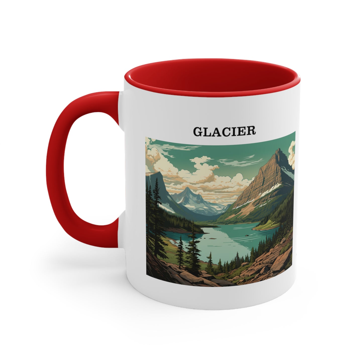 Glacier Accent Coffee Mug, 11oz