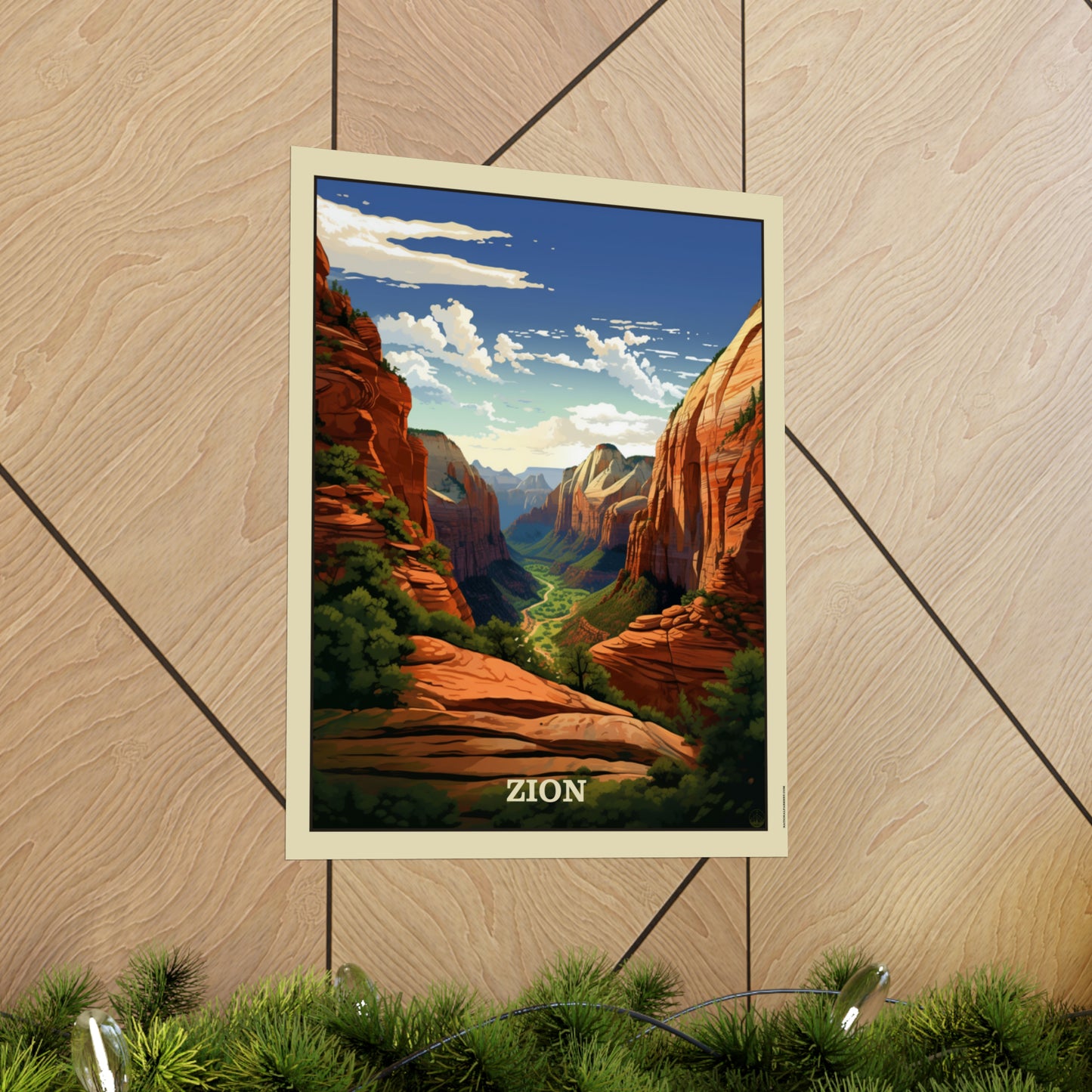 Zion Matte Vertical Poster