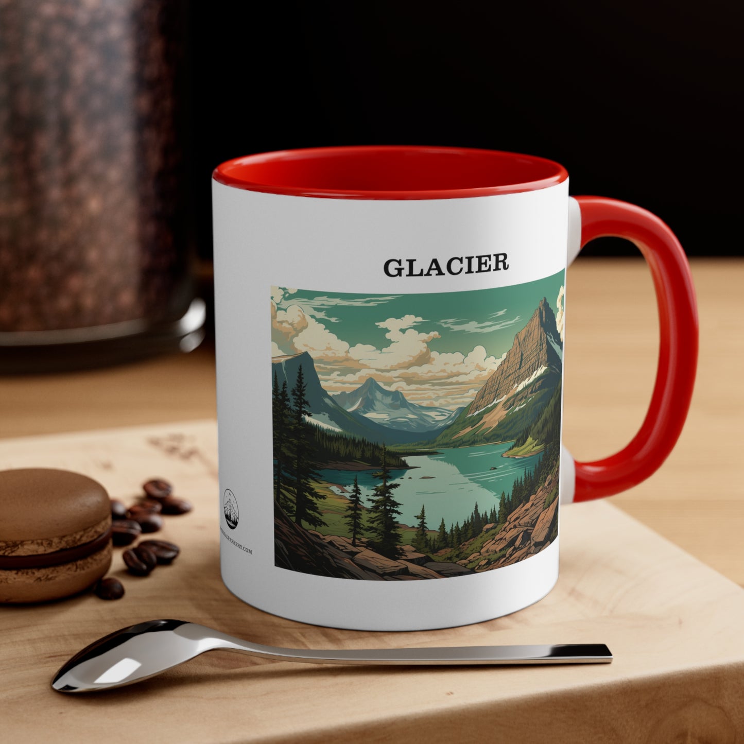 Glacier Accent Coffee Mug, 11oz