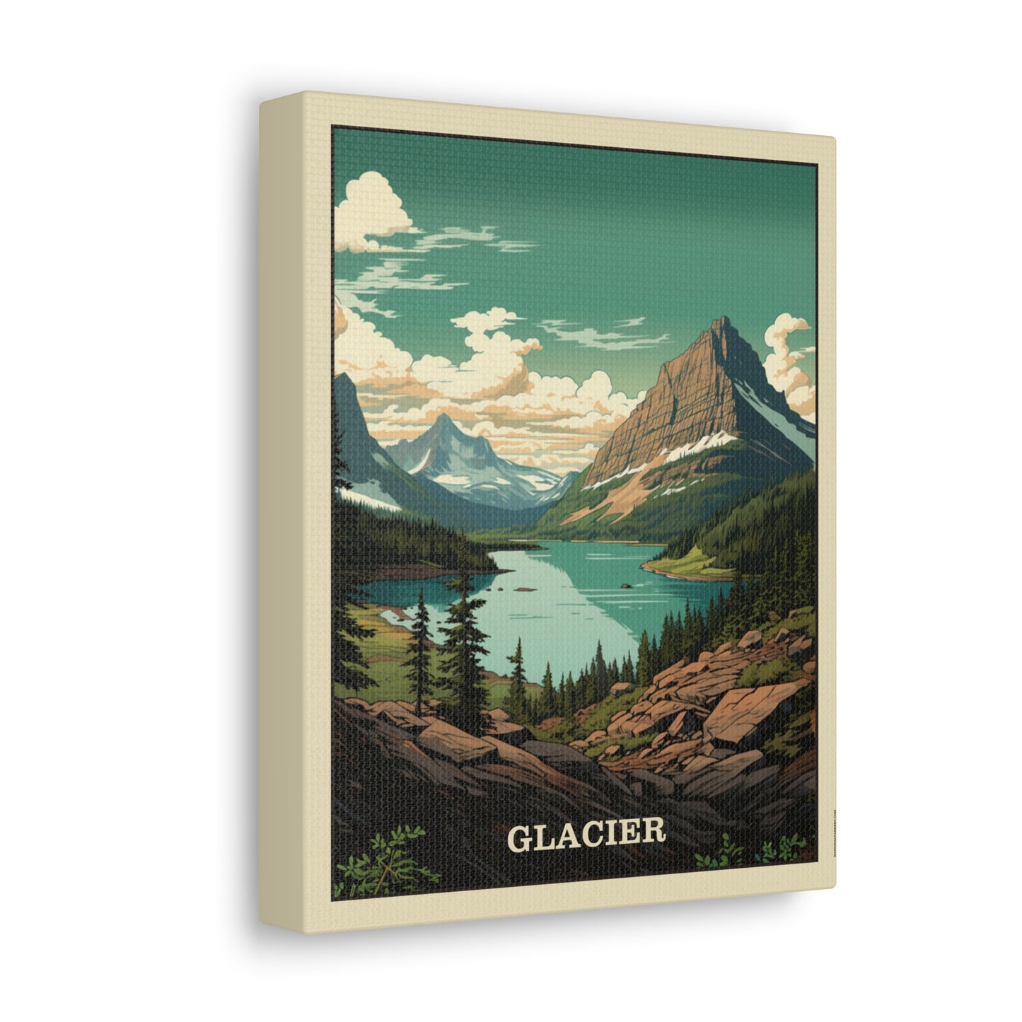 Glacier Canvas Gallery Wrap