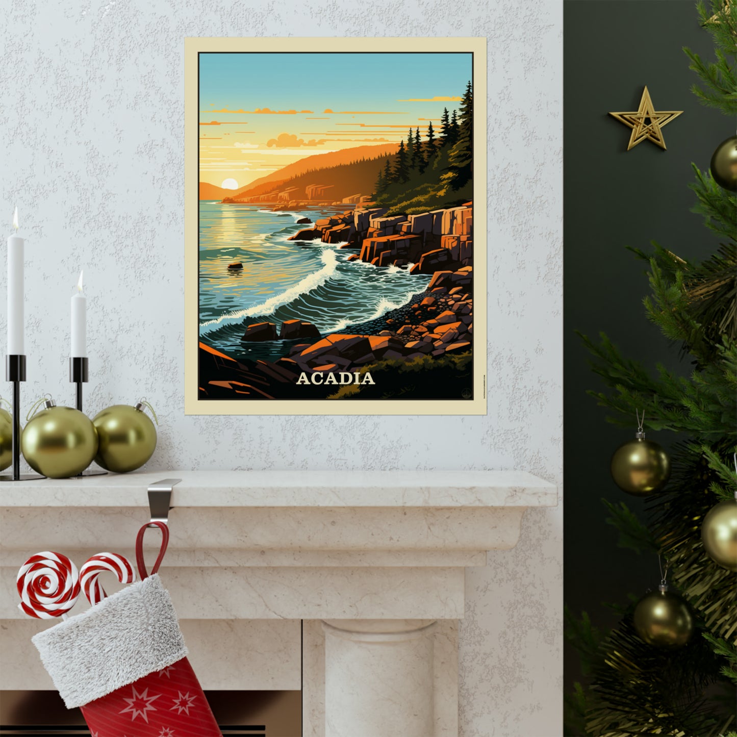 Acadia Matte Vertical Poster