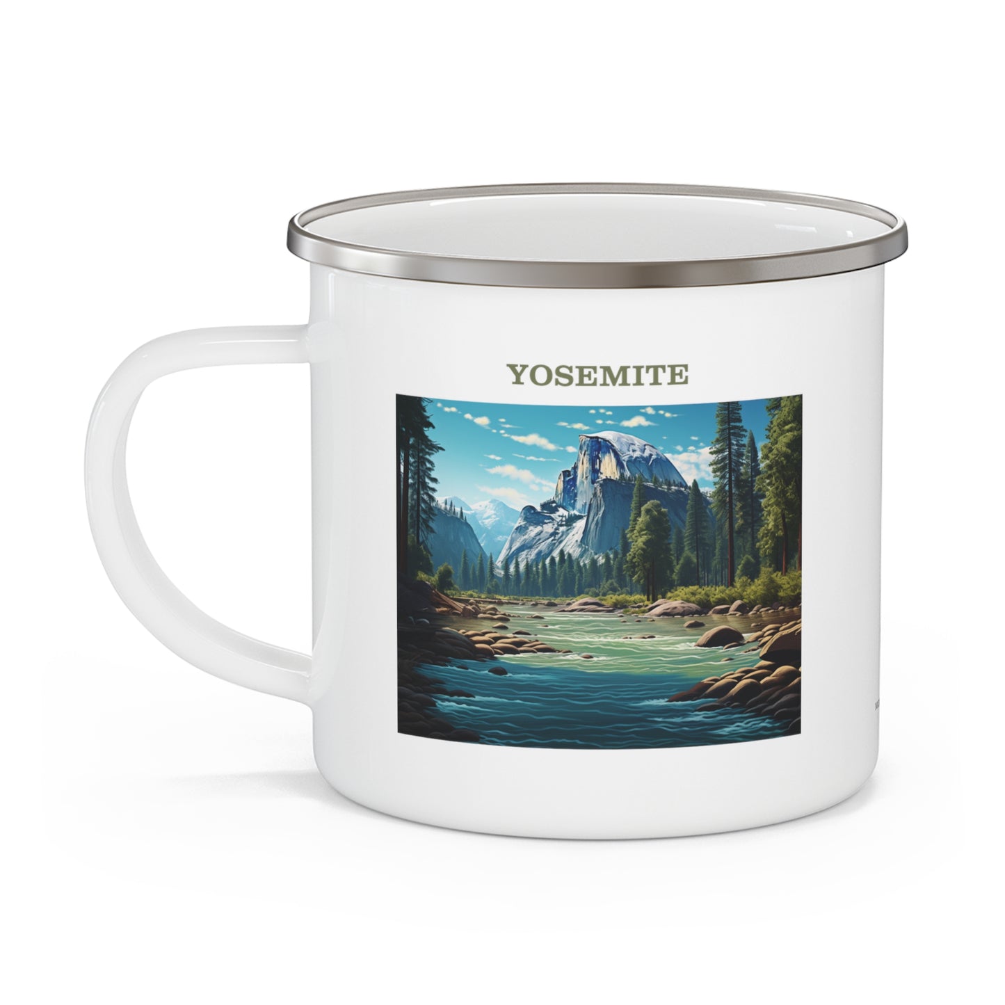 Yosemite Enamel Camping Mug Stainless Bevel