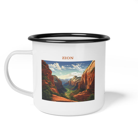 Zion Enamel Camp Cup