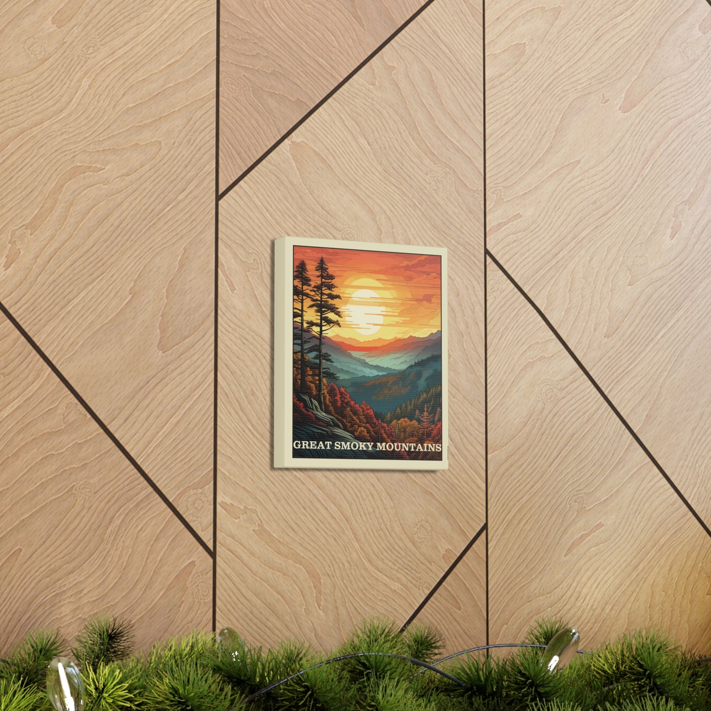 Great Smoky Mountains Canvas Gallery Wrap