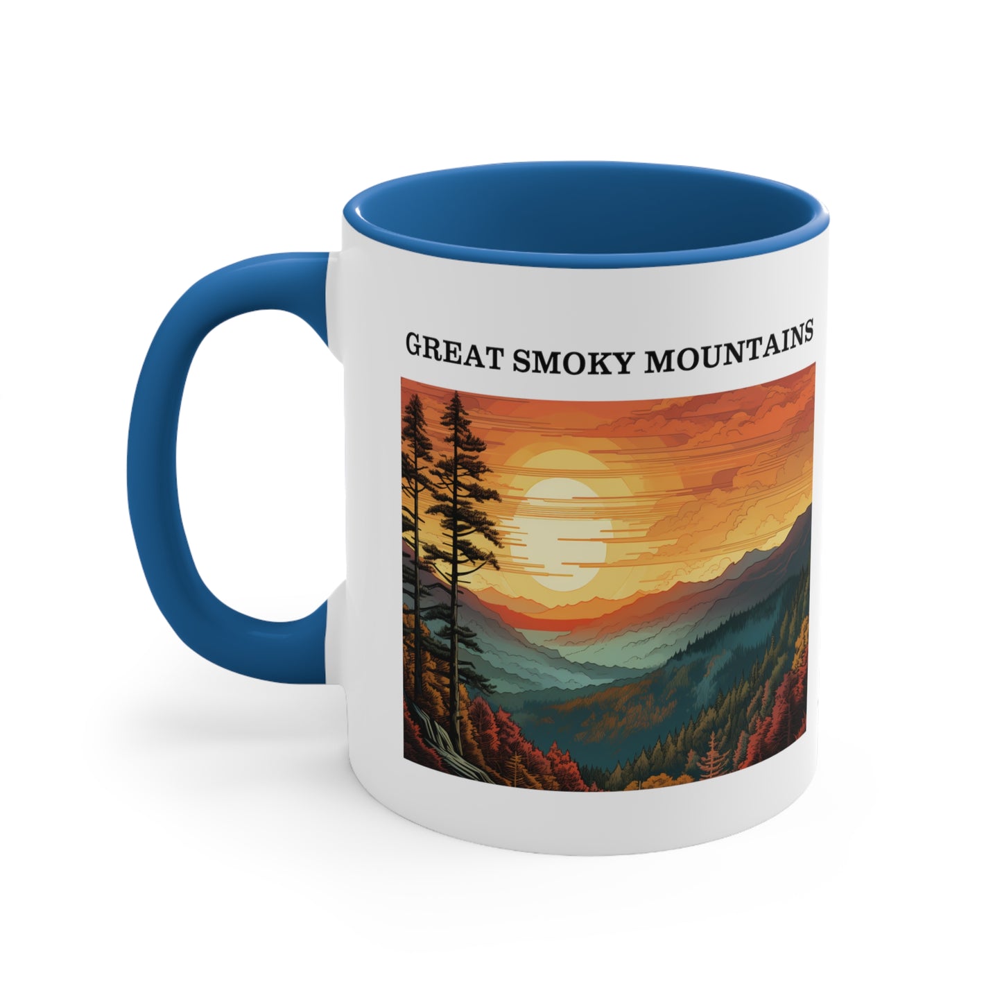 Great Smoky Mountains Accent Coffee Mug, 11oz