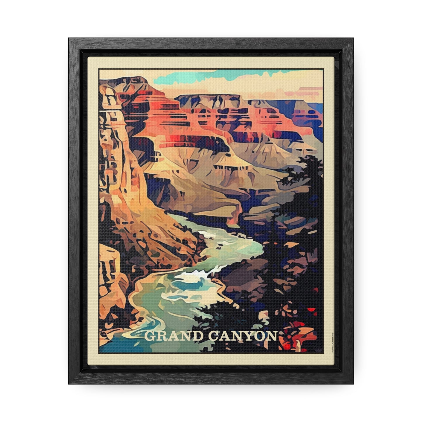 Grand Canyon I Framed Gallery Canvas Wrap