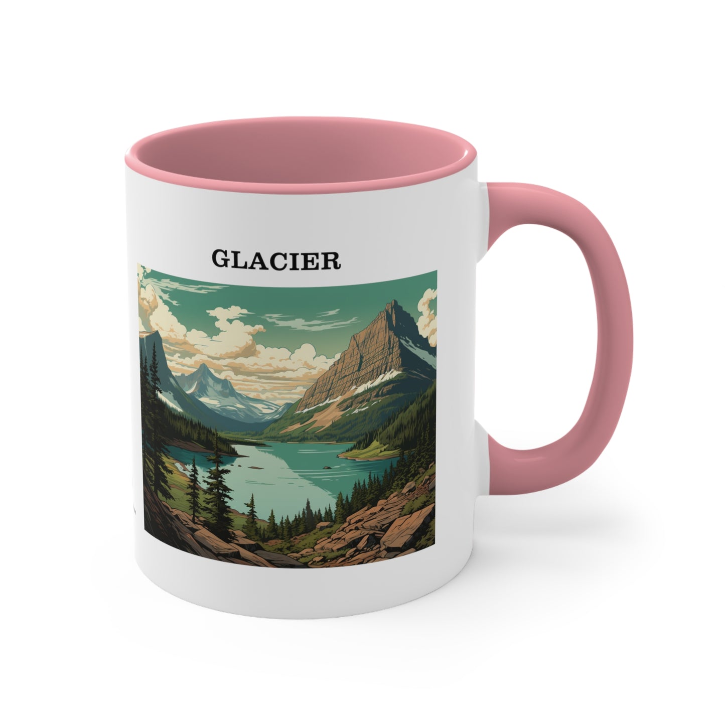 Glacier Accent Coffee Mug, 11oz