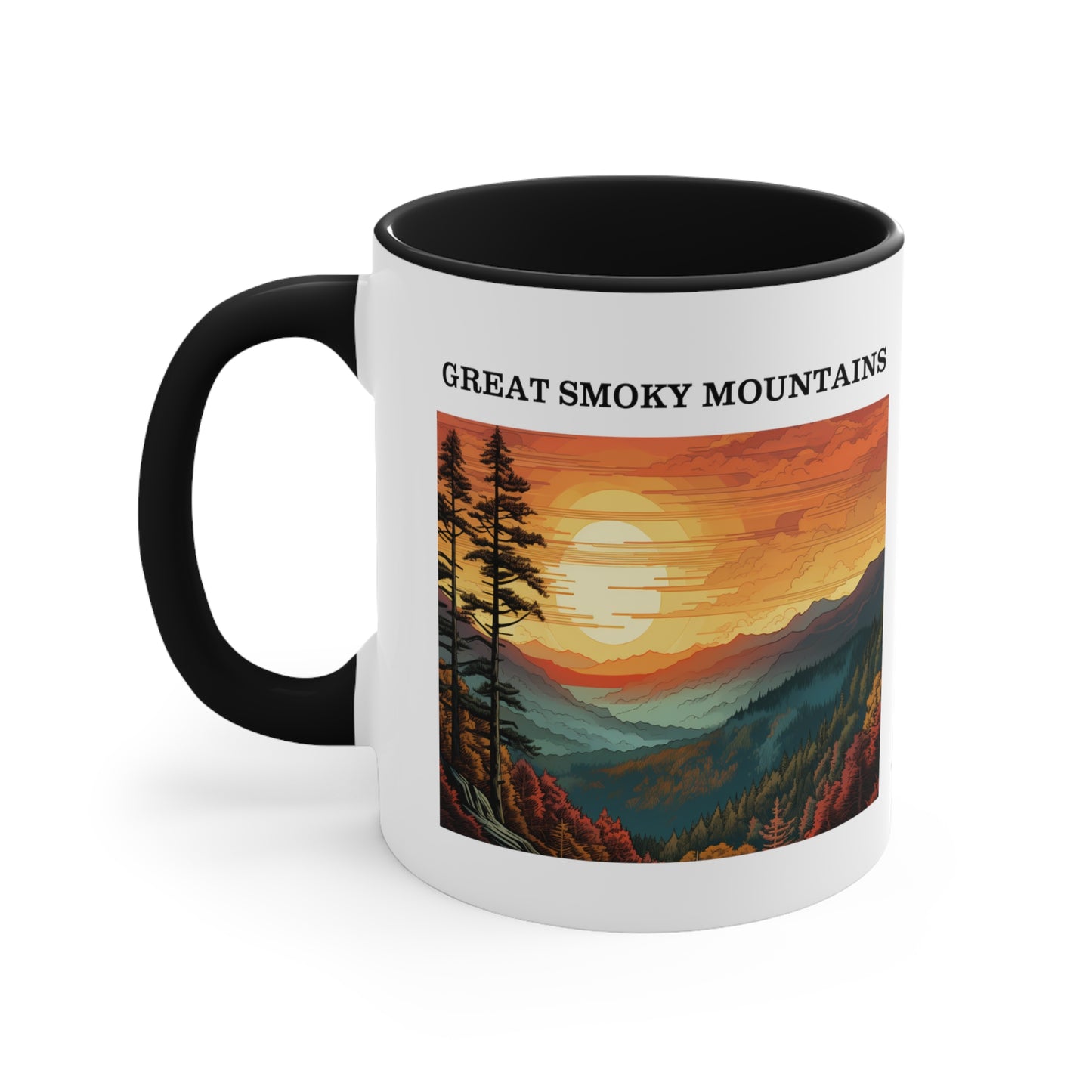 Great Smoky Mountains Accent Coffee Mug, 11oz