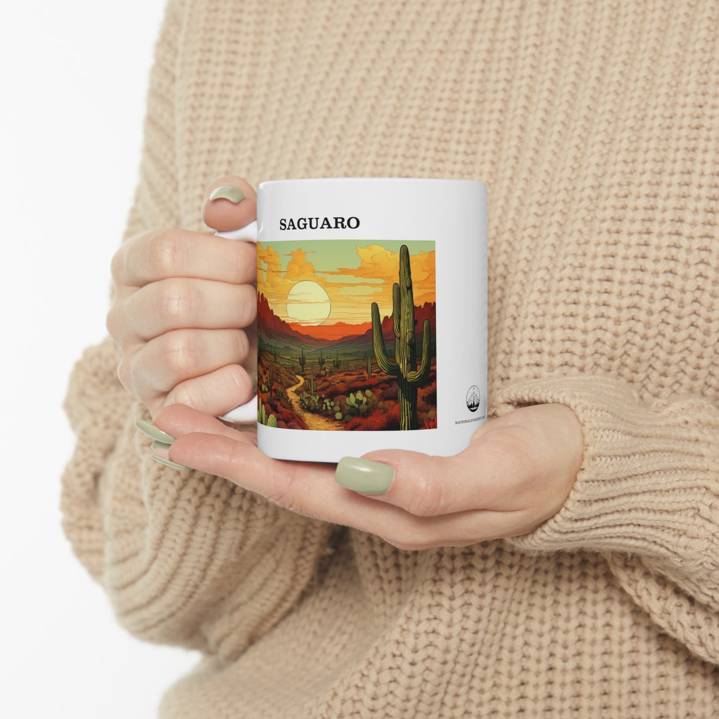 Saguaro Ceramic Mug 11oz