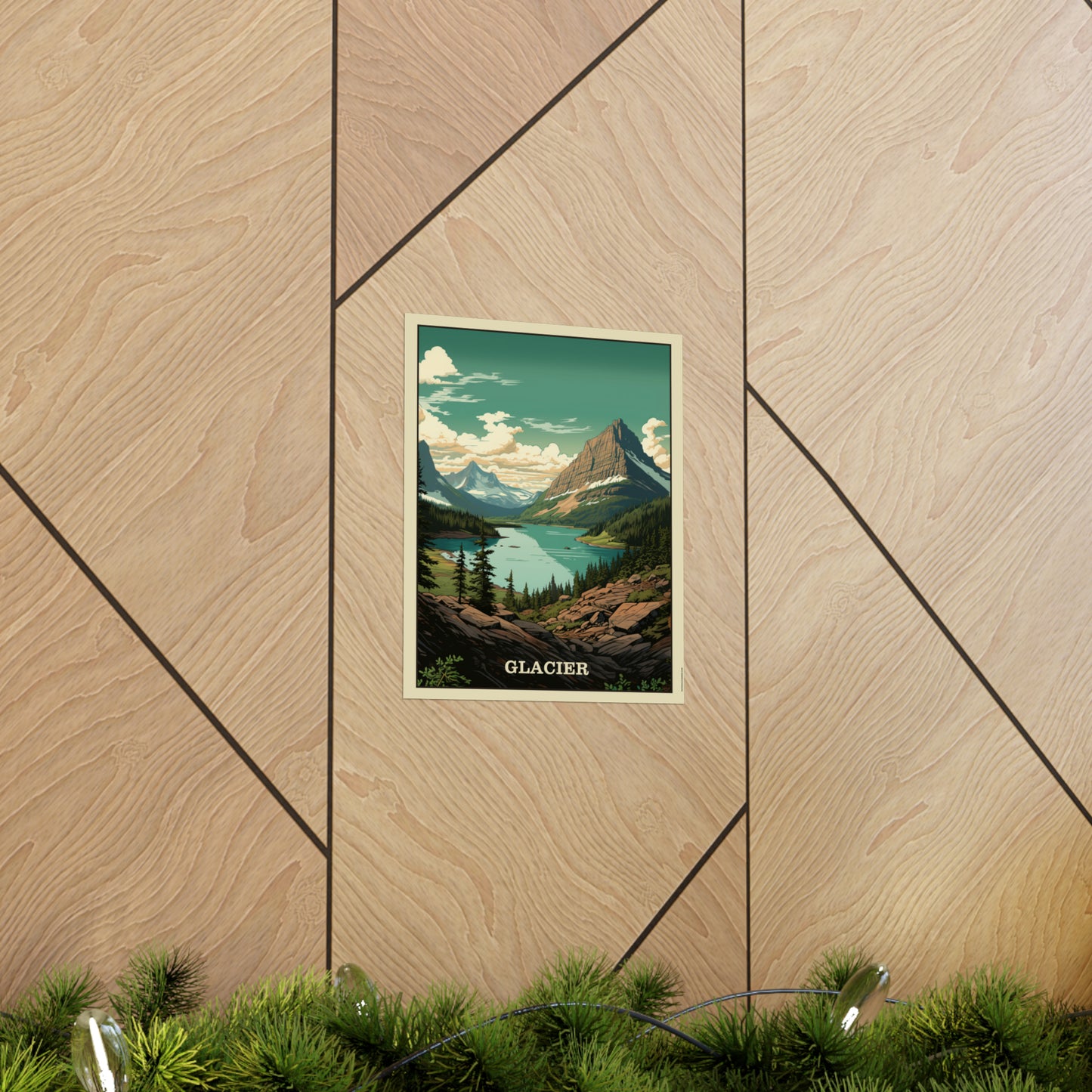 Glacier Matte Vertical Poster