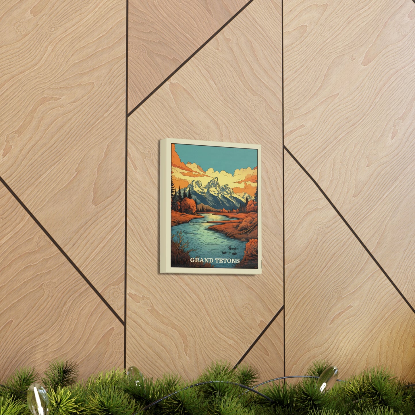 Grand Tetons Canvas Gallery Wrap