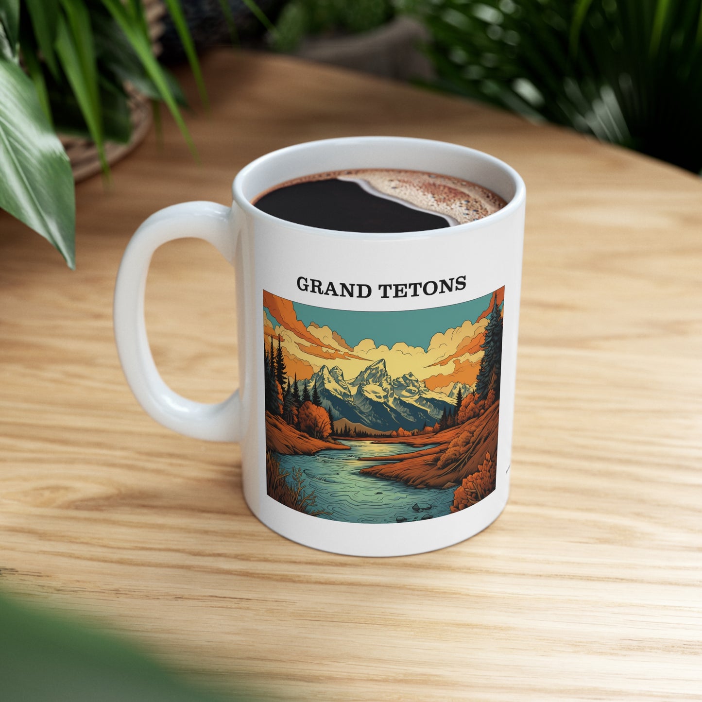 Grand Tetons Ceramic Mug 11oz