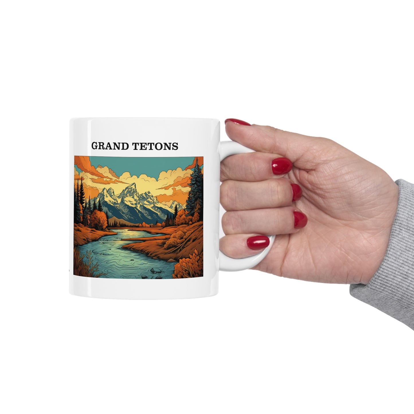 Grand Tetons Ceramic Mug 11oz